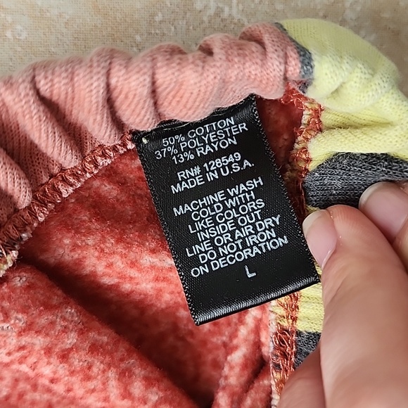 Aviator Nation Joggers Smiley Repeat Size Large Fit More Like Medium - Picture 10 of 12